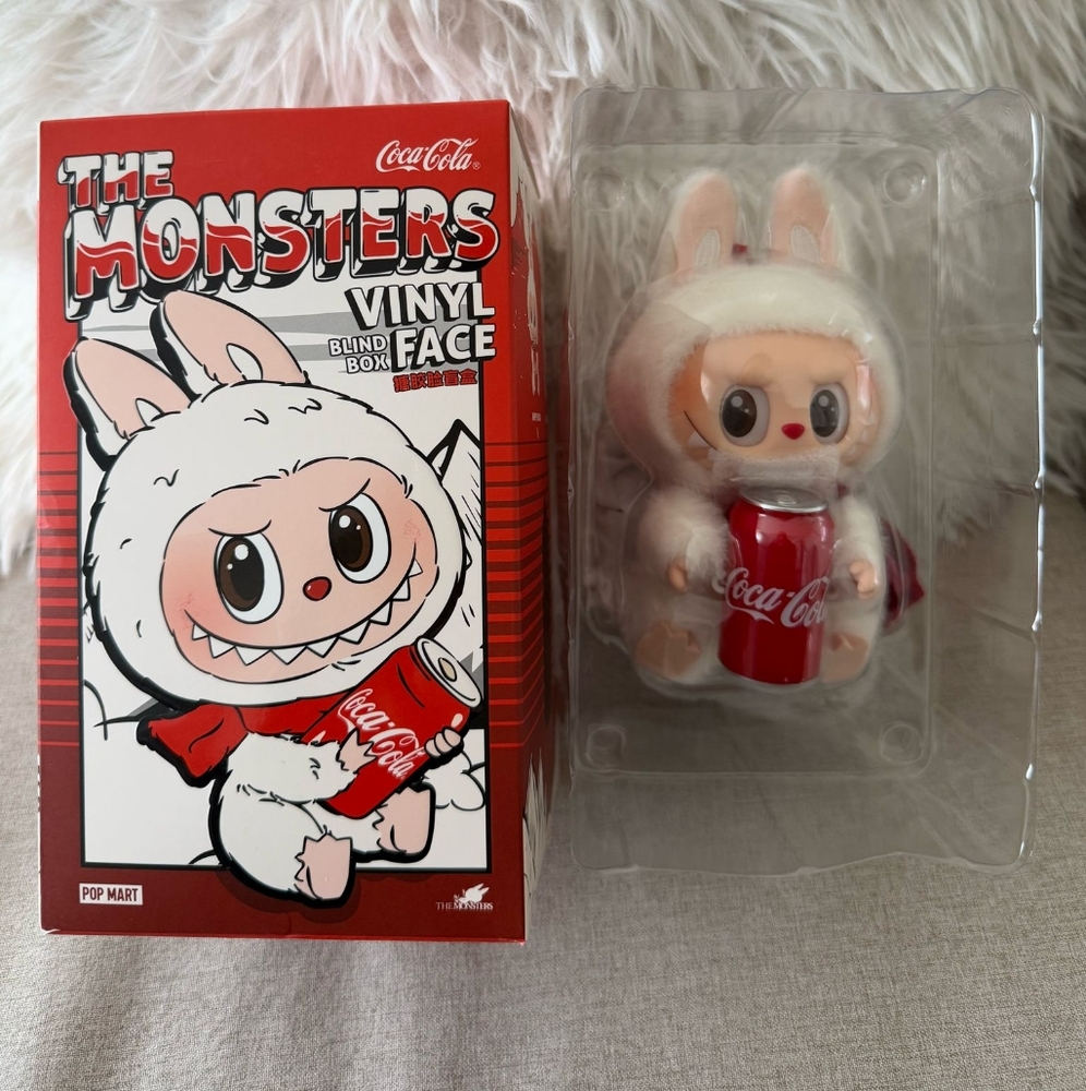 Pop Mart Labubu The Monsters Coca Cola Series Vinyl Plush Pendant - NEW
